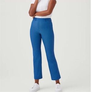 SPANX Geo Scape Blue Sunshine Kick Flare Pants Size Large